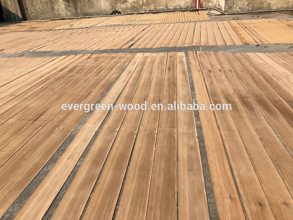 quarter cut 3mm burma teak wood yacht decking