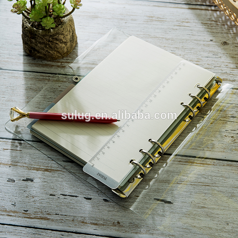 Customize A5 pvc Hardcover Notebook  Personalized A5 Daily Agenda Pocket Planner Journals handmade leather journal