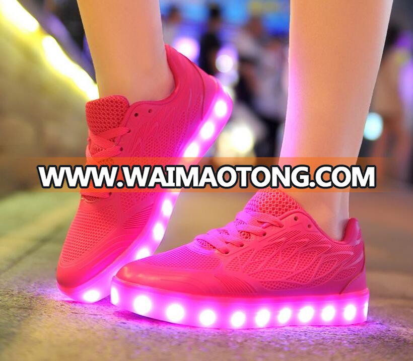 New Led Shoes Casual women Luminous Comfortable USB charging light 7 Colors glowing shoes