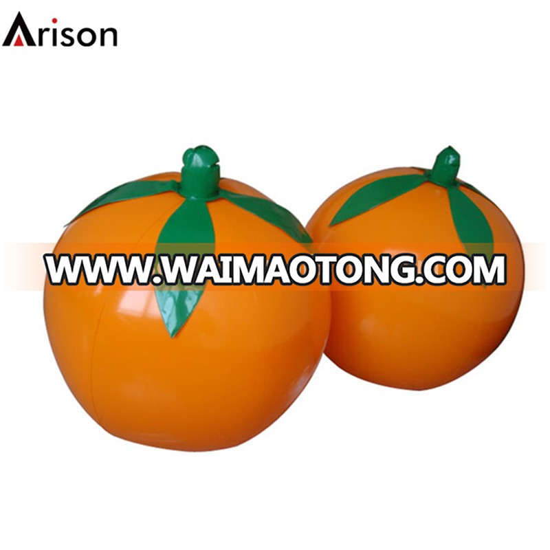 PVC inflatable orange model inflatable fruit toy for promotional toys