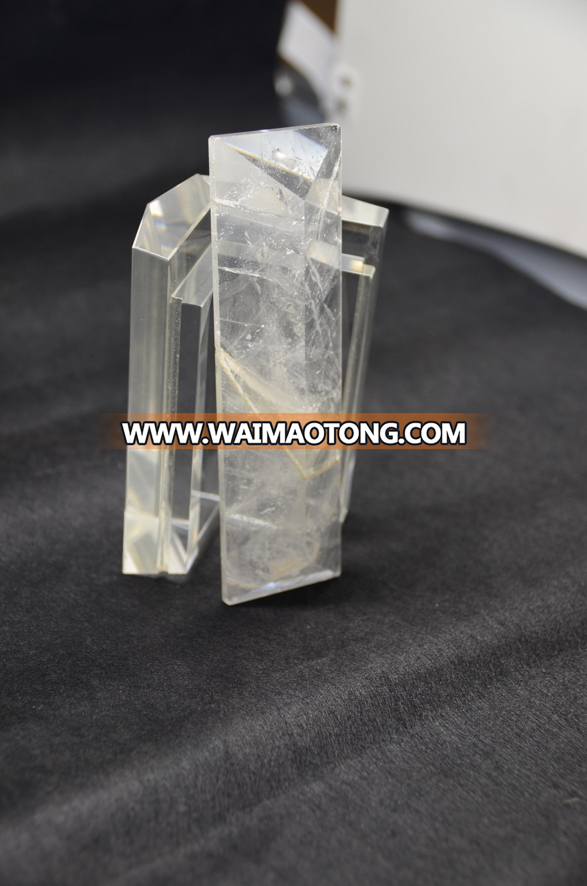 Zhongshan natural rock quartal crystal for chandelier table lamp decoration