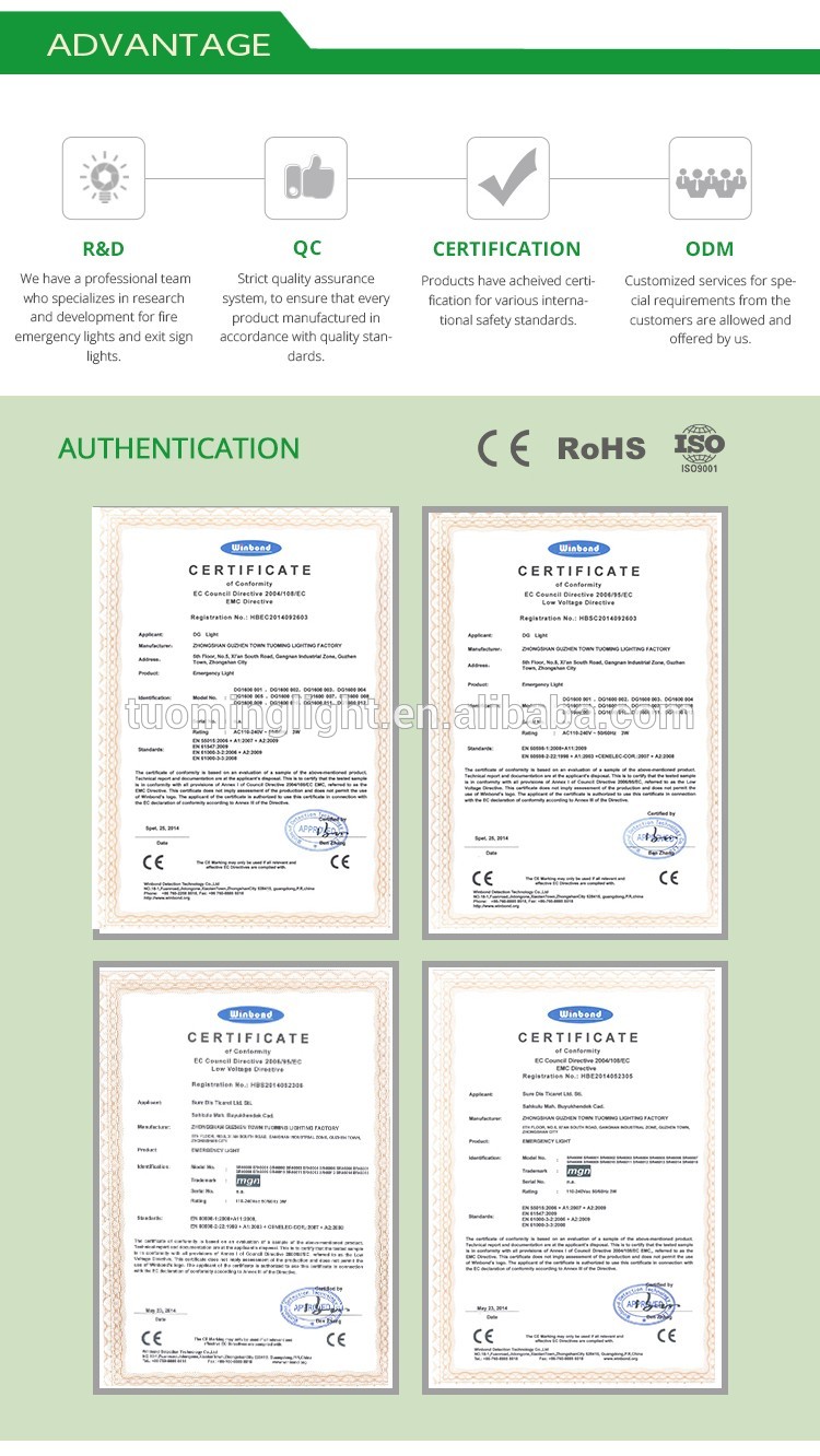 220V 5W ceiling motion sensor rechargeable batter led emergency light , emergency lamp , emergency led light