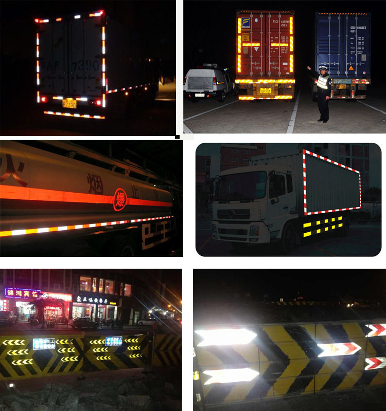 PVC Arrow Reflective Car Stickers For Safety