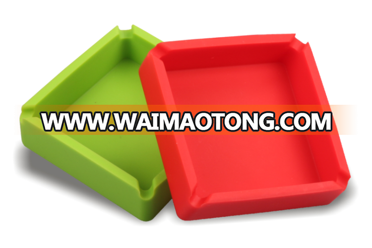 Eco-friendly Colorful Premium Custom Silicone Personalized Ashtray