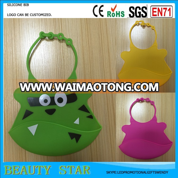 Hot selling food grade Baby bib,Wholesale silicone baby bib made in China