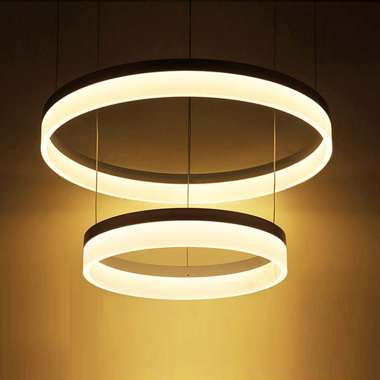 Modern decorative lighting acrylic pendant lamps for living room