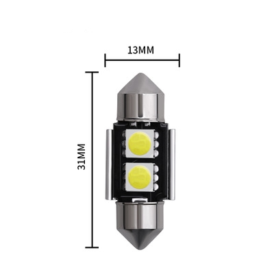 Led Reading Lamp 5050 2Smd 31Mm License Plate Canbus Festoon Car Dome Light