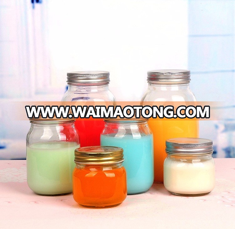 DAILY 50ml 100 ml 200ml 280ml 500ml 730ml square glass jar