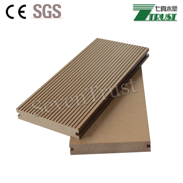 Cheap Composite Deck Boards Composite Decking Board/Outdoor Skirting Board(QZ-03B,135*25mm)