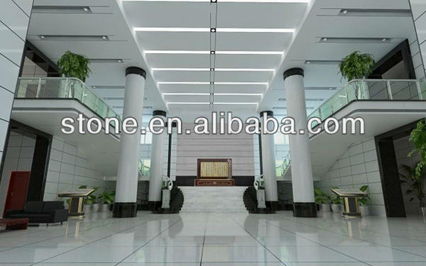 Super white nano glass stone crystal white