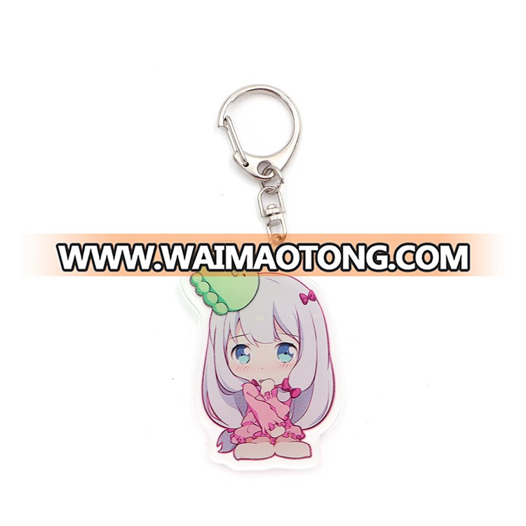 Custom Shape Acrylic Keychain Anime Volunteer Customised Acrylic Keychain