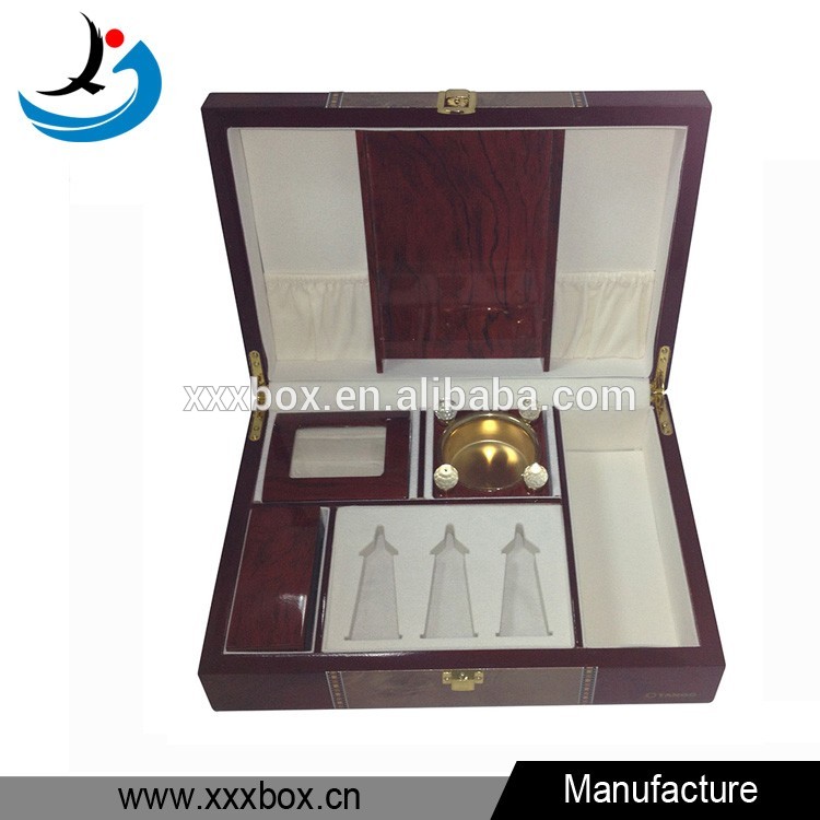 New design custom retail luxury lacquer wood packaging box for perfume bottle wooden antique unique decorative perfume box