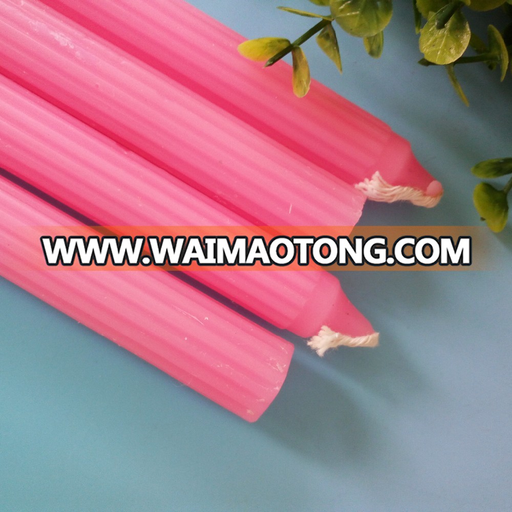 wholesale bright fluted candles for resale