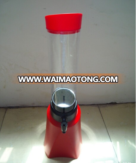 Custom branding 2.5L Plastic tabletop beer dispenser