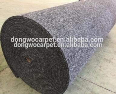 underlay carpet used for tufted floor carpet using singeing technics rolls