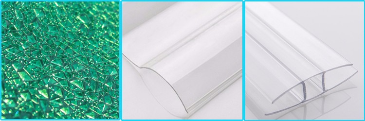 Danpalon pc twin wal hollow roofing plastic sheet