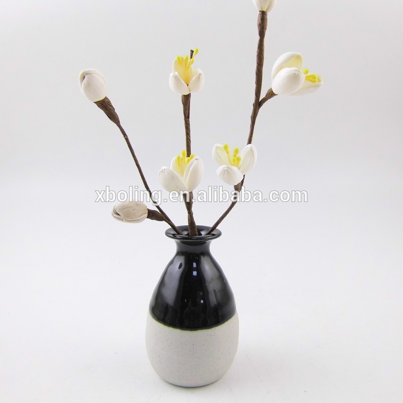 Manufacturer porcelain flower vase green diffuser bottle