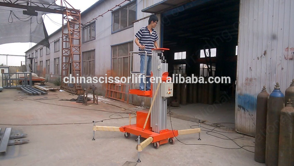 8m single trailing single electric lifting column