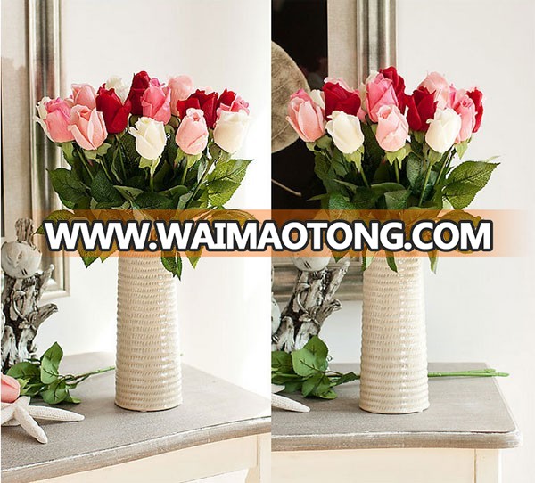 High quality real touch artificial rose flower for wedding decoration