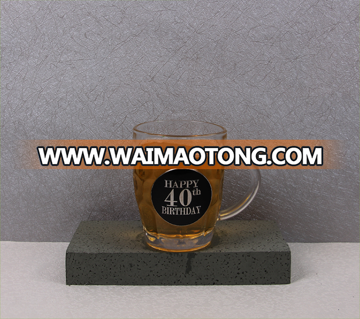 High quality customized brand beer glass, 510ml machine press seidel glass ,wholesale bar set drinking glass for sale