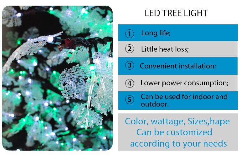 Christmas decoration waterproof full color led christmas cone tree light