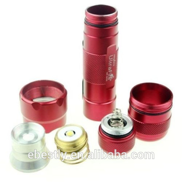 Popular long lighting distance flashlight with great price ultrafire flashlight