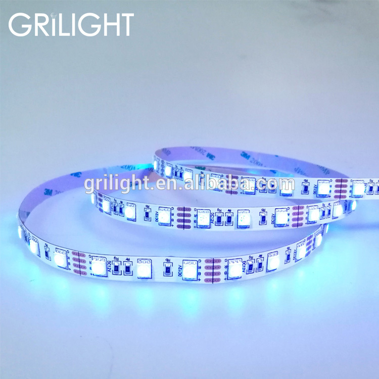 12VDC 24VDC SMD5050 RGB led strip light with UL CE RoHS and 3 years warranty