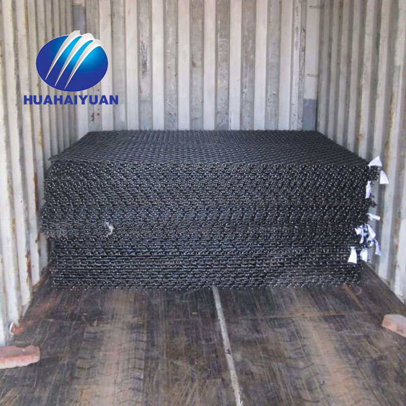 export Russia Saudi Arabia stone crusher screen mesh 65Mn vibrating screen mesh quarry screen