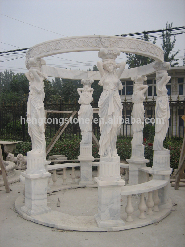 Decorative Marble Stone Garden Gazebo