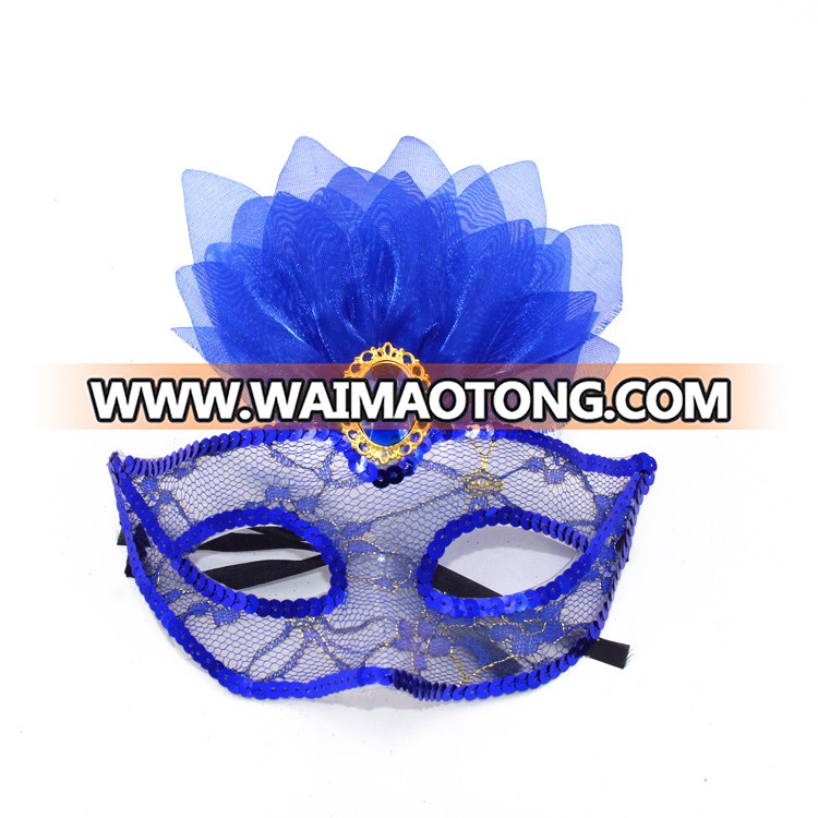 PoeticExst women dance 3 colors half face venetian party masks sexy lace masquerade mask