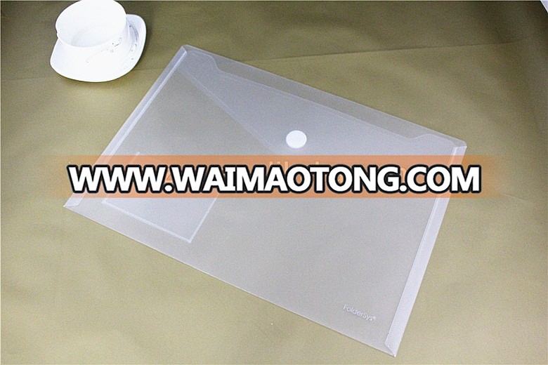 A5 PVC Plastic File Folder With Zipper