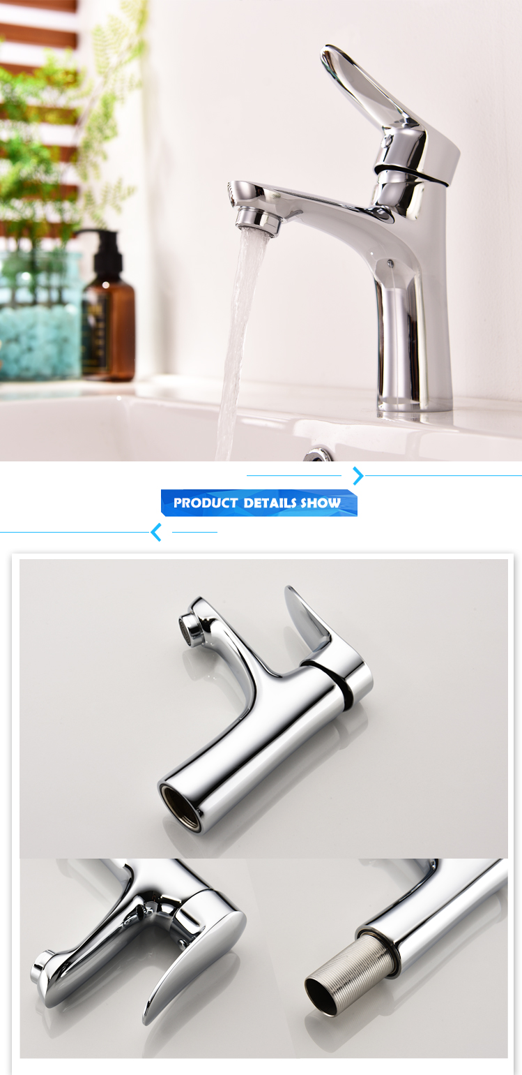 Wholesale hot and cold water brass bathroom faucet manufacturer