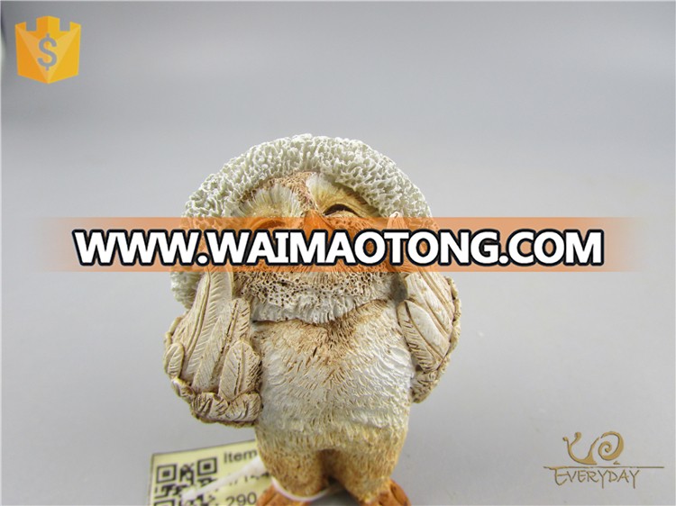 Imported Handmade Owl Resin Figurine China Personalized Christmas Ornaments