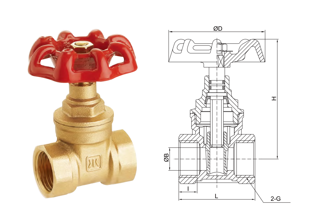 Female Brass water Gate Valve 3 inch brass gate valve handwheel