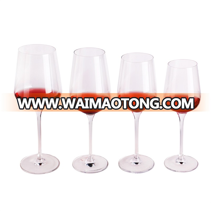 glassware wine glasses/Custom lead free crystal glass cups for wine