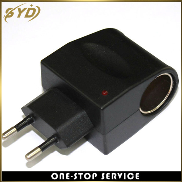 220V to 12V EU plug car charger Car cigarette lighter