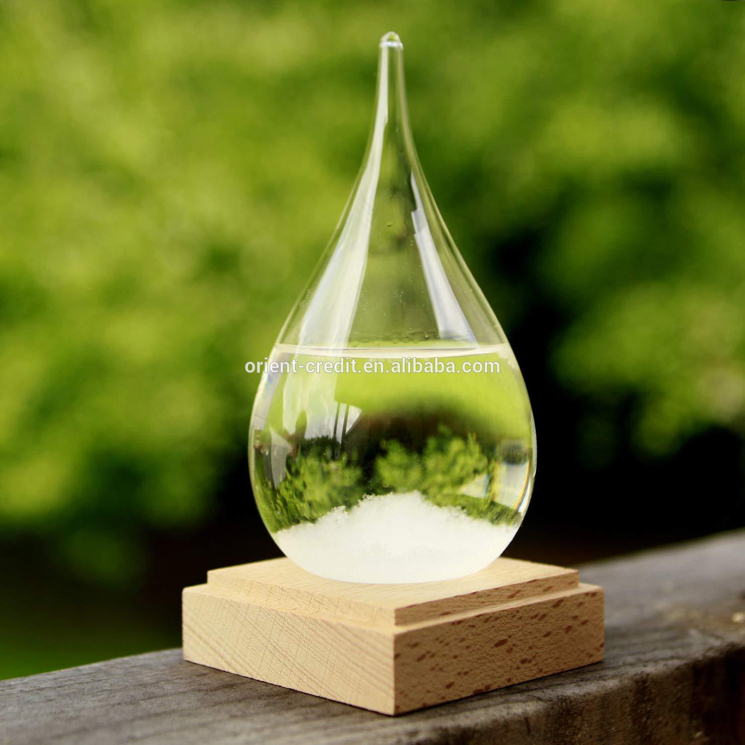 Storm Glass Weather Predictor - Weather Glass Predictor 2 in 1 Set