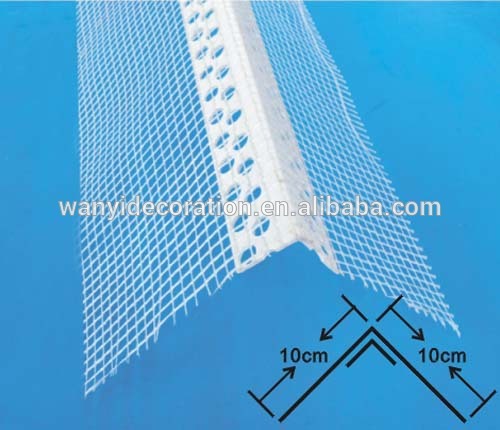 PVC corner bead with glass fabric