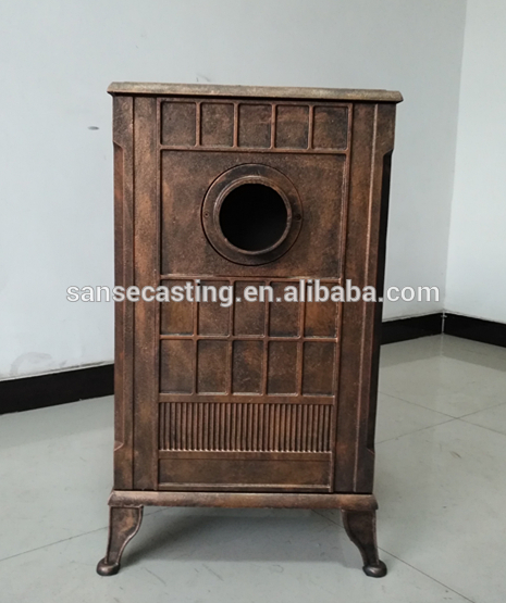 cast iron burner stove, wood heating stove BSC336-2