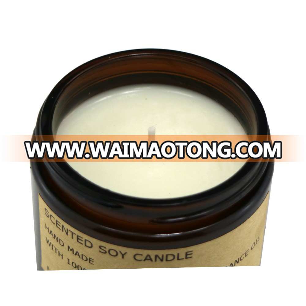 wholesale scented soy candles in glass jar