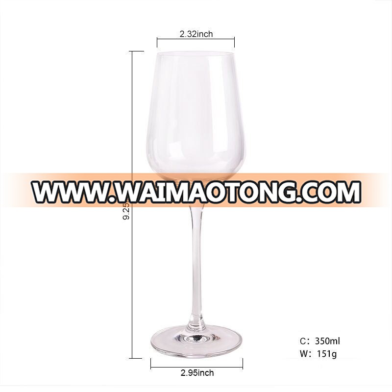 W02 China Factory Price  Customization Crystal Red Wine Glasses