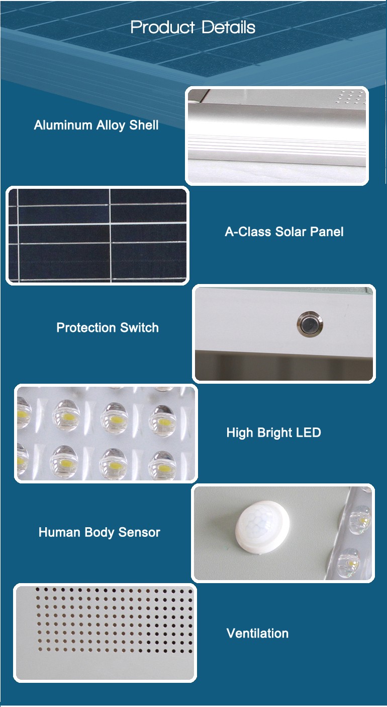 2019 new products adjustable outdoor lighting led solar street lights 50w 80w 100w integrated solar street light