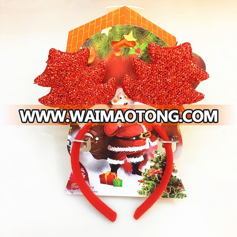 Green And Red Christmas Tree Fashion Headband