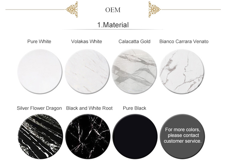 Marble home accessories black marble cup mat