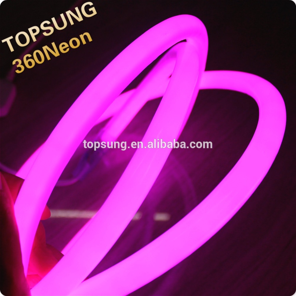 110V 360 degree blue flexible led tube Topsung Lighting