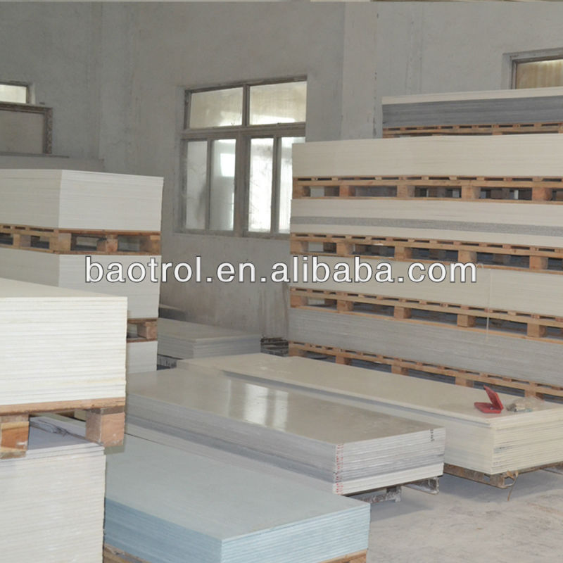 glacier white size 3050*760mm artificial marble for table top