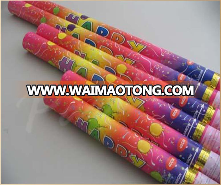 Factory wedding confetti party popper launcher tubes