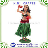 hawaii hula men dancing doll