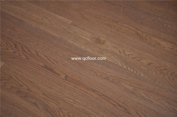 hot sale wood floor tile brushing engineered oak wood floor exported to philippines,grey oak wood flooring