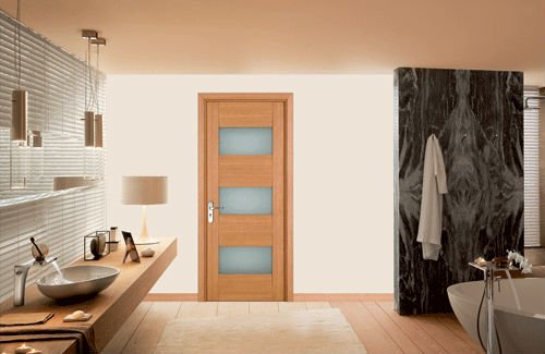 panel interior doors with frame